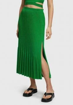 Esprit FLAT - A-line Skirt - Green