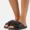 Esprit Slippers - Gunmetal