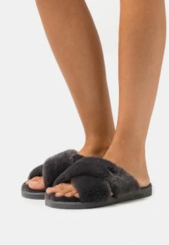 Esprit Slippers - Gunmetal