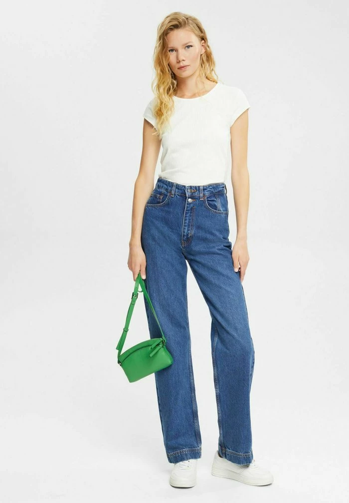 Esprit Flared Jeans - Blue Medium Washed - Image 2