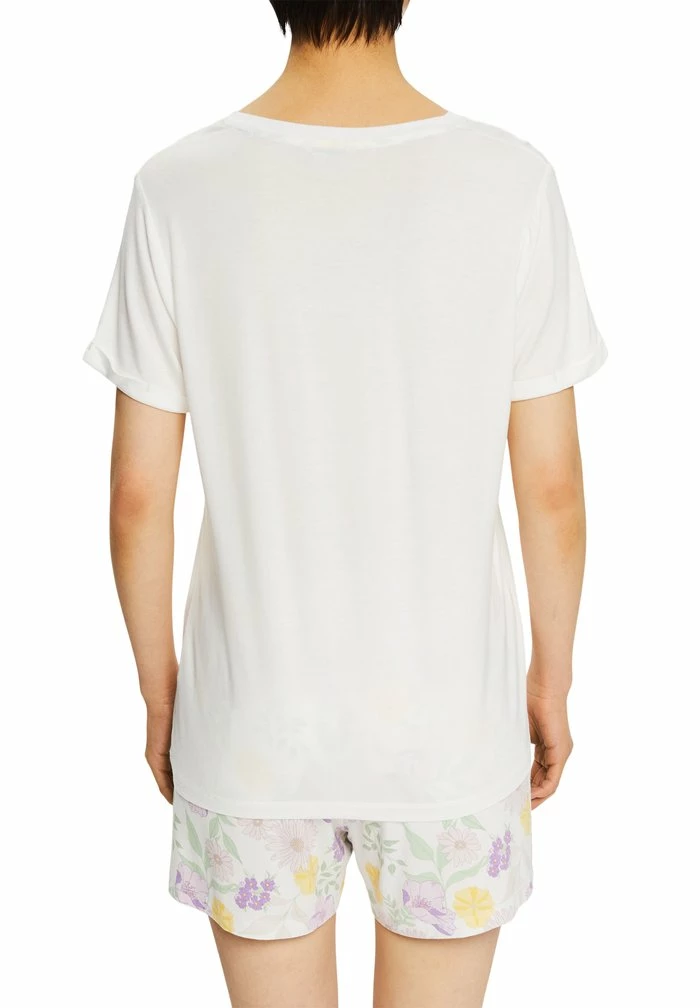 Esprit SEASONAL PRINT SHORT SET - Pyjamas - Off White - Image 5