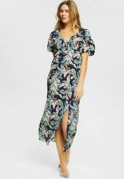 Esprit MIT TROPCIAL - Maxi Dress - Navy