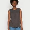 Esprit SUS DECO - Basic T-shirt - Anthracite