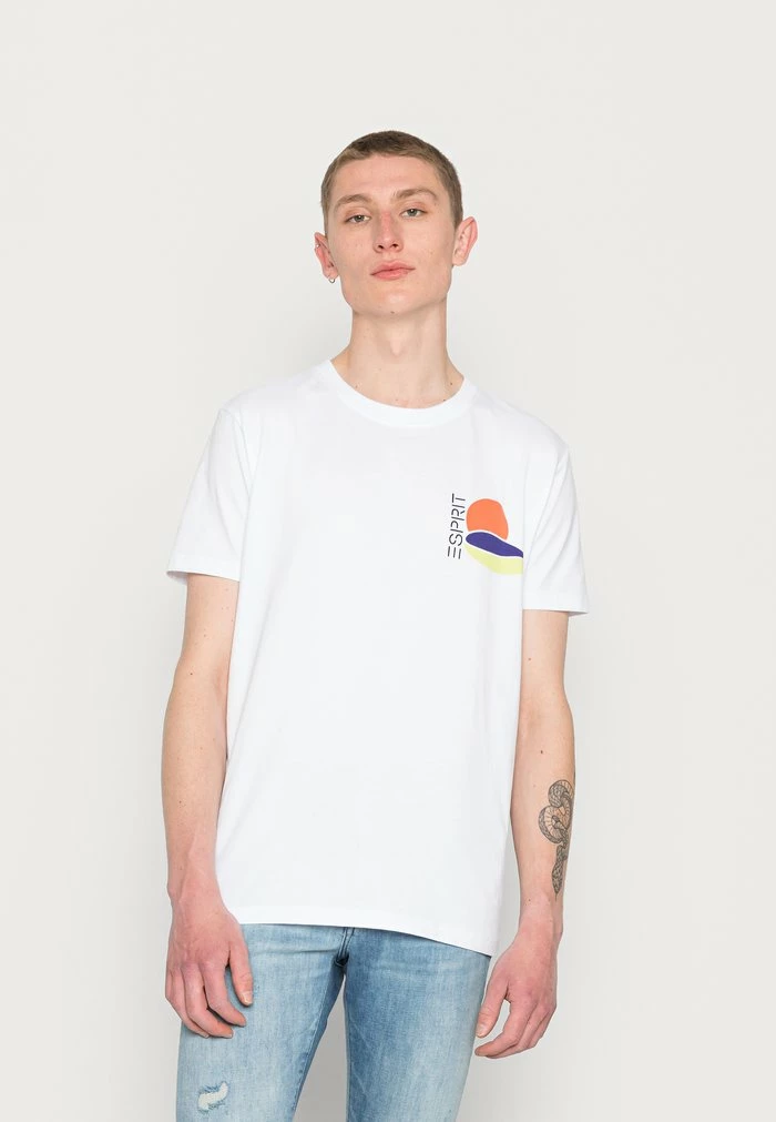 Esprit SUS AW CN SS - Print T-shirt - White - Image 3
