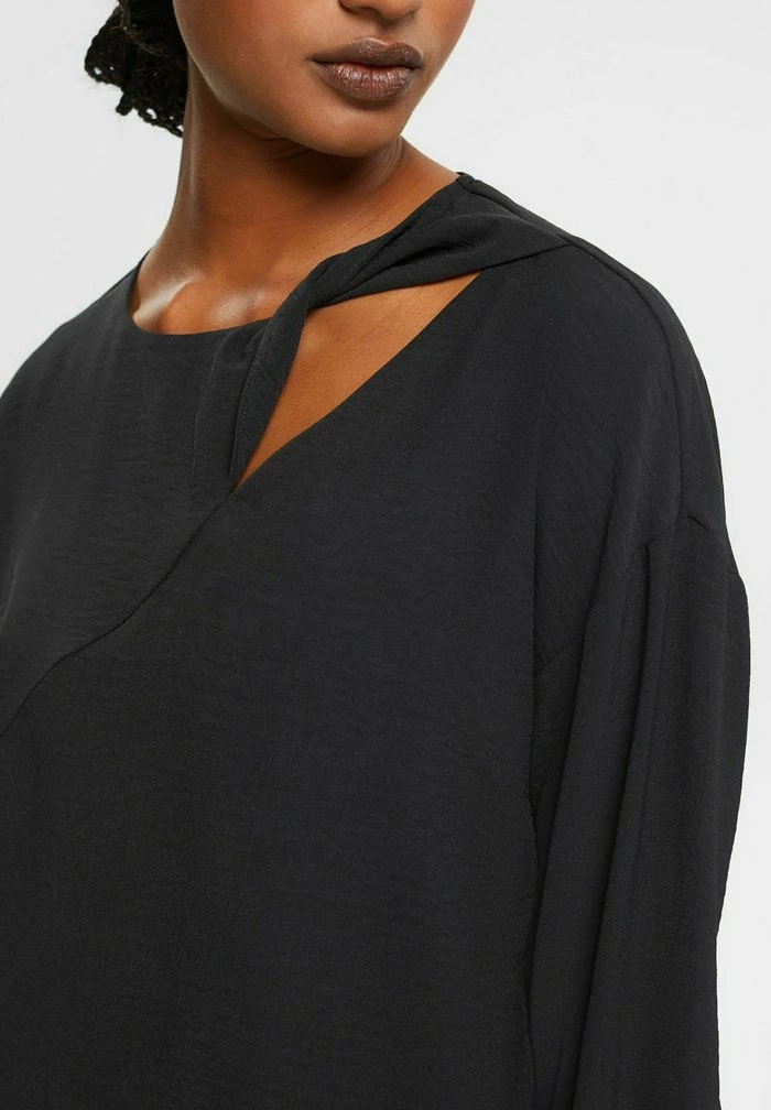Esprit TWIST CUTOUT - Blouse - Black - Image 4