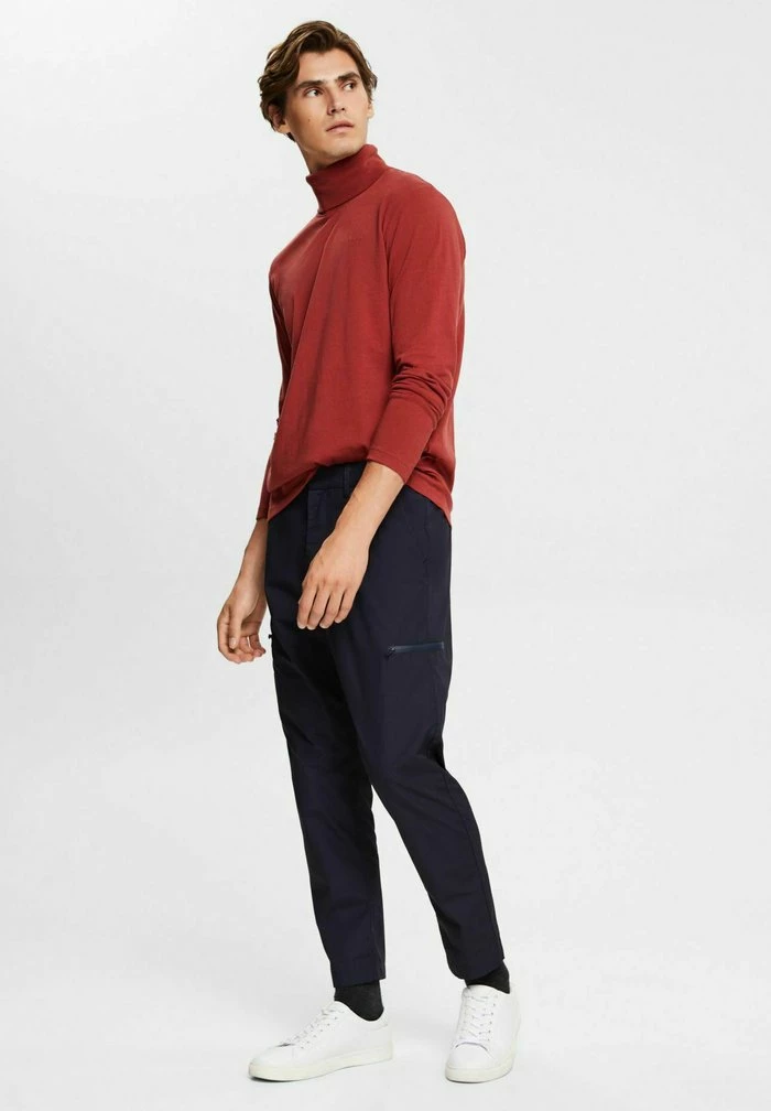 Esprit SOFT ROLL - Long Sleeved Top - Terracotta New - Image 2