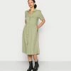 Esprit DRESSES LIGHT WOVEN - Shirt Dress - Light Khaki