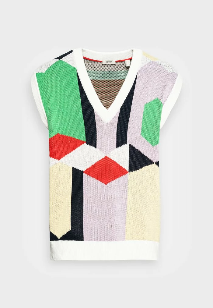 Esprit VEST - Print T-shirt - Off White - Image 4