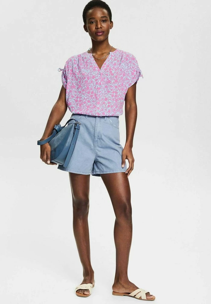 Esprit Denim Shorts - Light Blue Lavender - Image 2