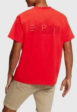 Esprit YAGI ARCHIVE MIT LOGO - Print T-shirt - Red