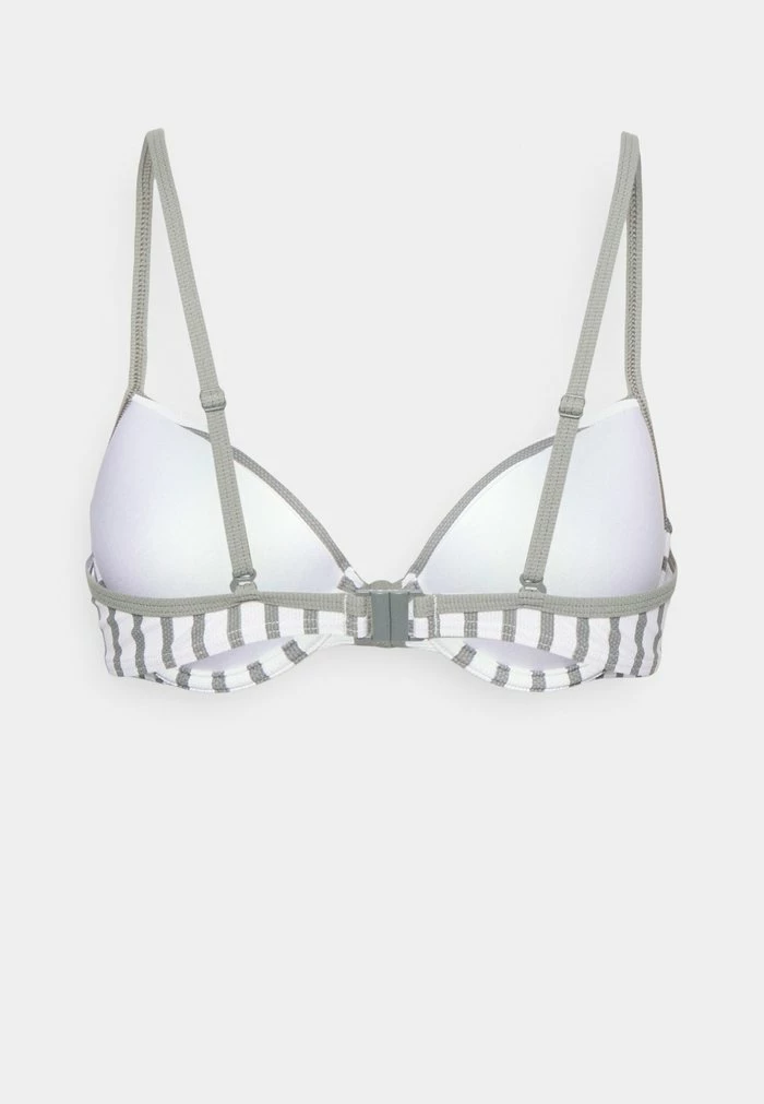 Esprit HAMPTONS BEACH PAR PADDED BRA STRIPE - Bikini Top - Light Khaki - Image 2