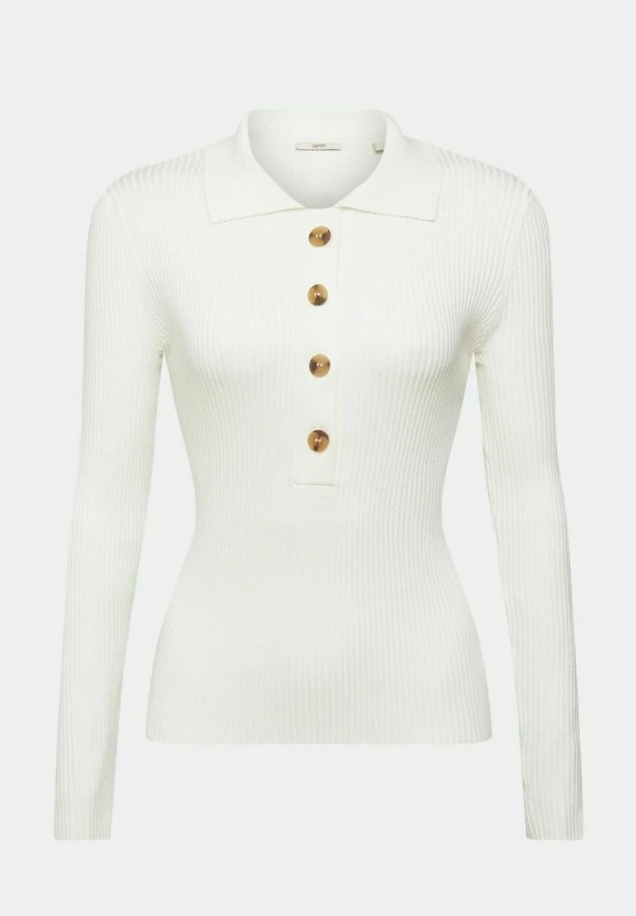 Esprit Polo Shirt - Off White - Image 8