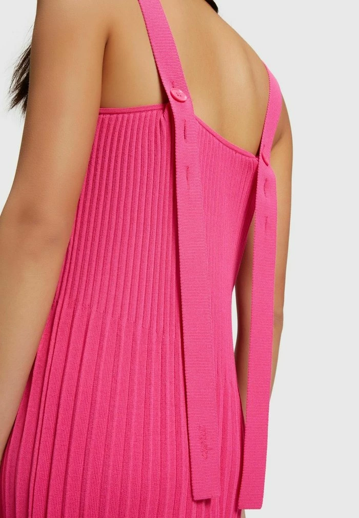 Esprit RECYCELT MIT PLISSEEFALTEN - Jumper Dress - Pink Fuchsia - Image 4