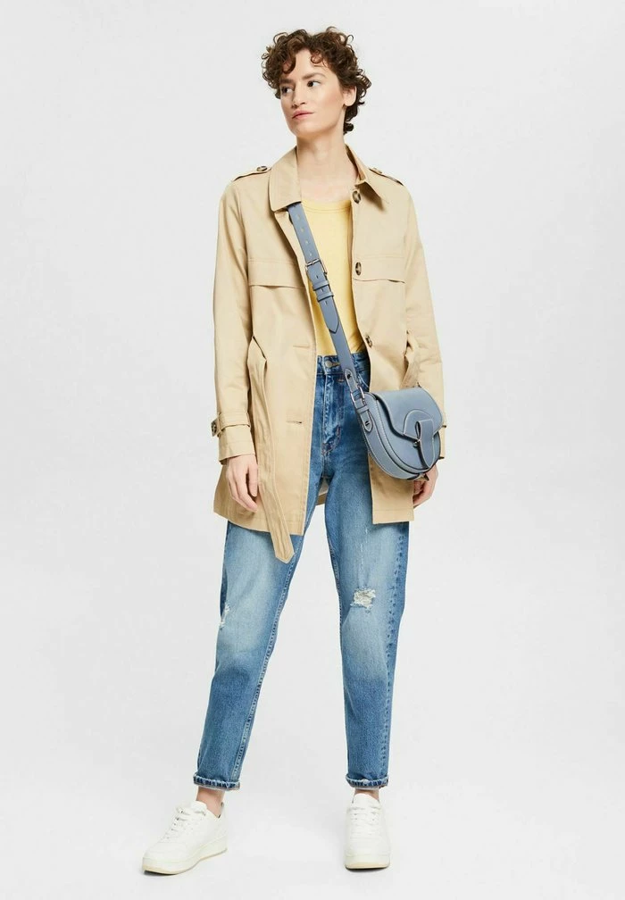 Esprit Basic T-shirt - Dusty Yellow - Image 2