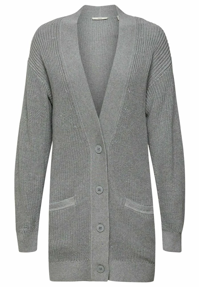 Esprit LANGER - Cardigan - Medium Grey - Image 5
