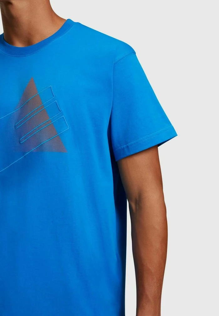 Esprit YAGI ARCHIVE MIT GRAFIK-PRINT - Print T-shirt - Blue - Image 3
