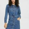 Esprit Denim Dress - Blue Medium Washed New