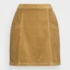 Esprit SKIRT - Mini Skirt - Khaki Beige