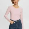 Esprit LONGSLEEVE - Long Sleeved Top - Light Pink