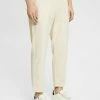 Esprit MIT KORDELZUGBUND - Trousers - Cream Beige