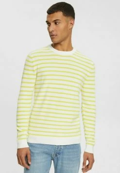 Esprit MIT STREIFEN - Jumper - Bright Yellow