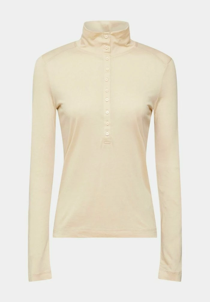 Esprit Long Sleeved Top - Cream Beige - Image 8
