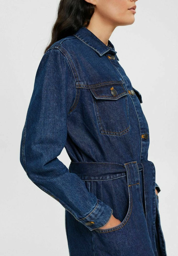 ESPRIT DRESSES DENIM - Denim Dress - Blue Dark Wash - Image 5