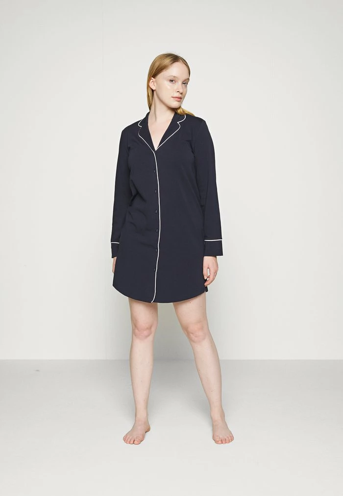 Esprit NIGHTSHIRT LONG SLEEVE - Nightie - Navy - Image 2