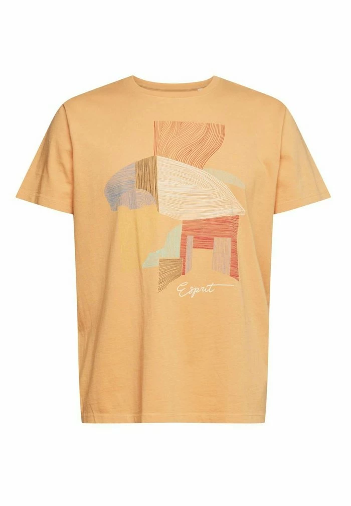 Esprit Print T-shirt - Peach - Image 5