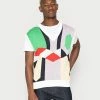 Esprit VEST - Print T-shirt - Off White