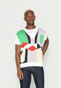 Esprit VEST - Print T-shirt - Off White