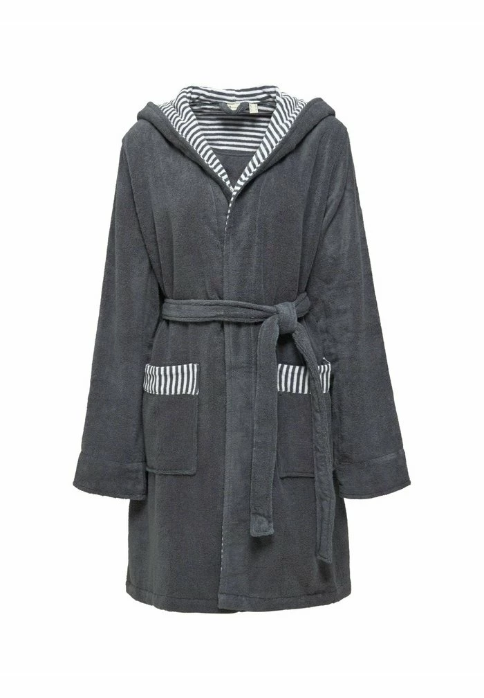 Esprit MIT STREIFEN - Dressing Gown - Grey Steel - Image 6