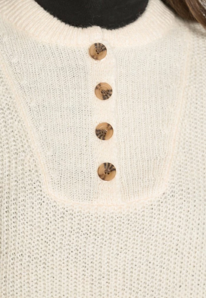 Esprit BUTTON - Jumper - Off-white - Image 5