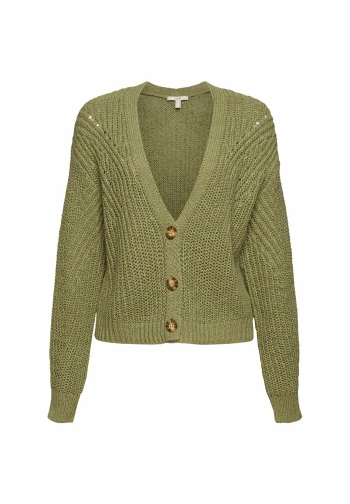 Esprit CARDIGAN - Cardigan - Light Khaki - Image 9