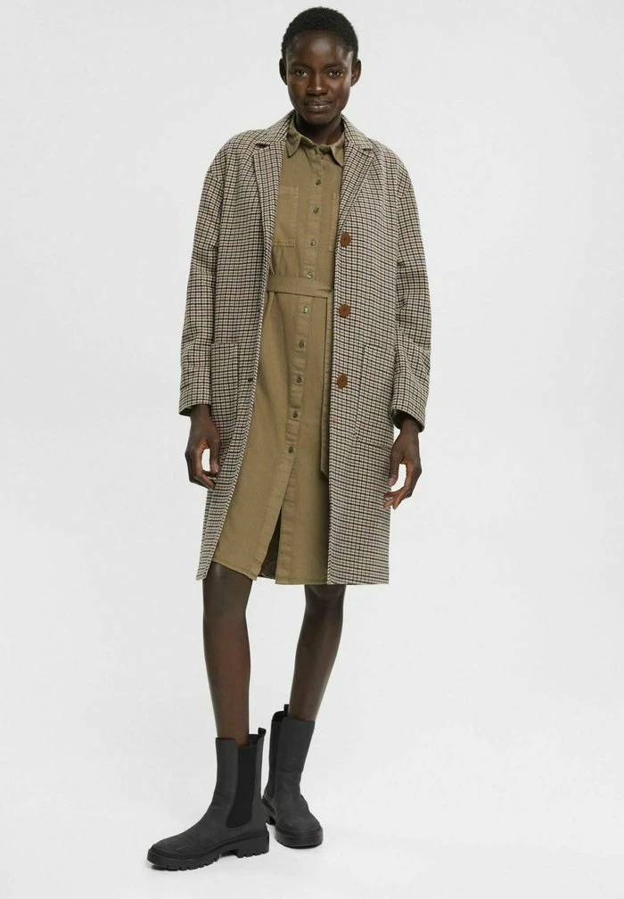 Esprit MIT GÜRTEL - Shirt Dress - Dark Khaki - Image 2