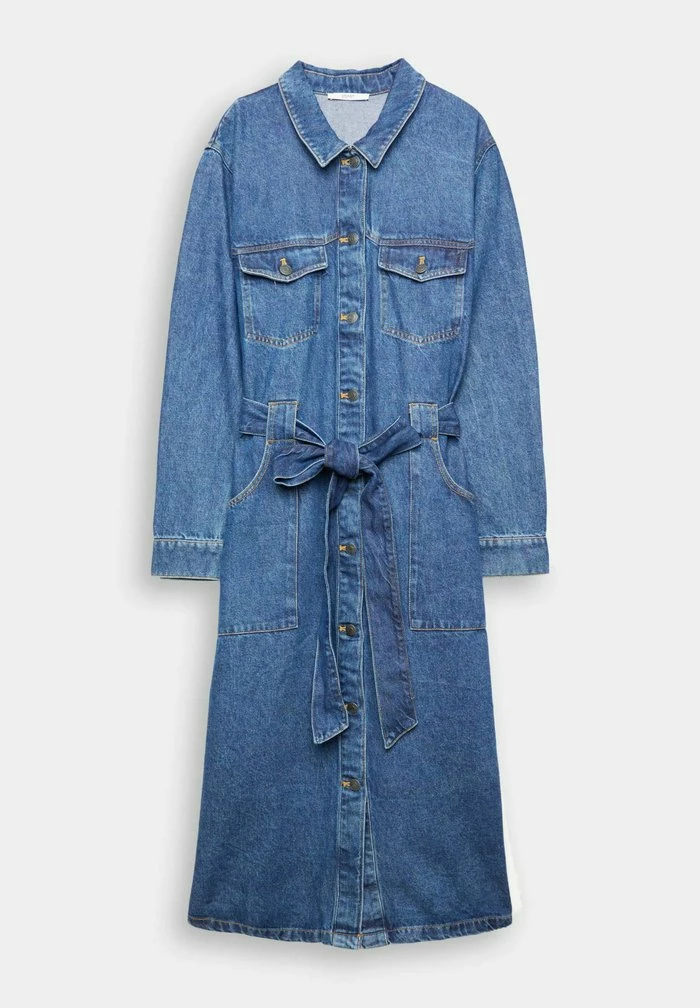 Esprit Denim Dress - Blue Dark Washed - Image 3