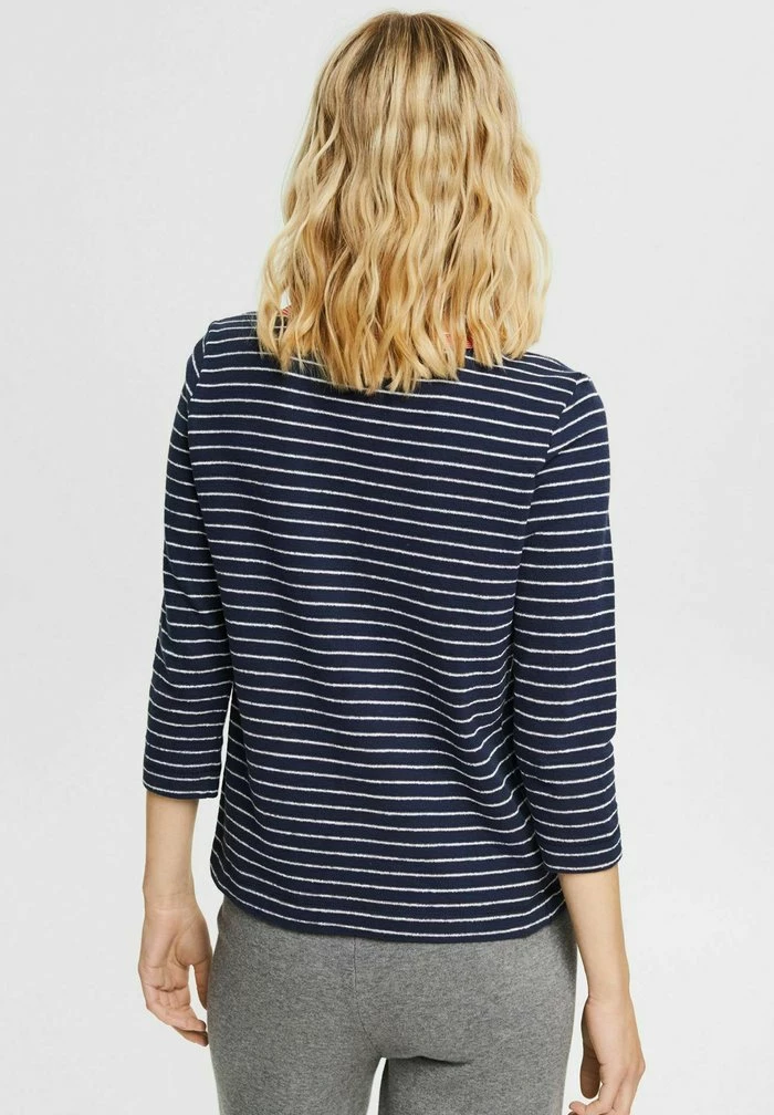 Esprit LONGSLEEVE - Long Sleeved Top - Navy - Image 3