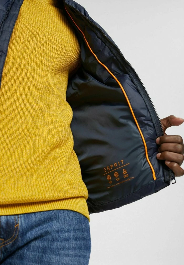 Esprit Waistcoat - Navy - Image 6