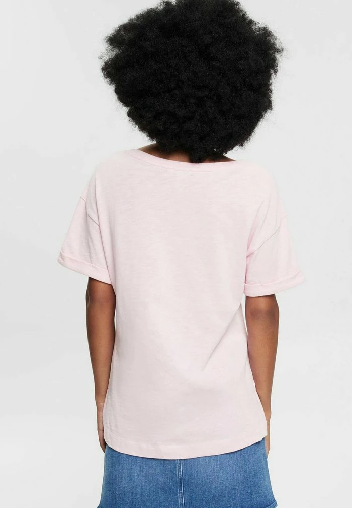 Esprit Basic T-shirt - Light Pink - Image 3