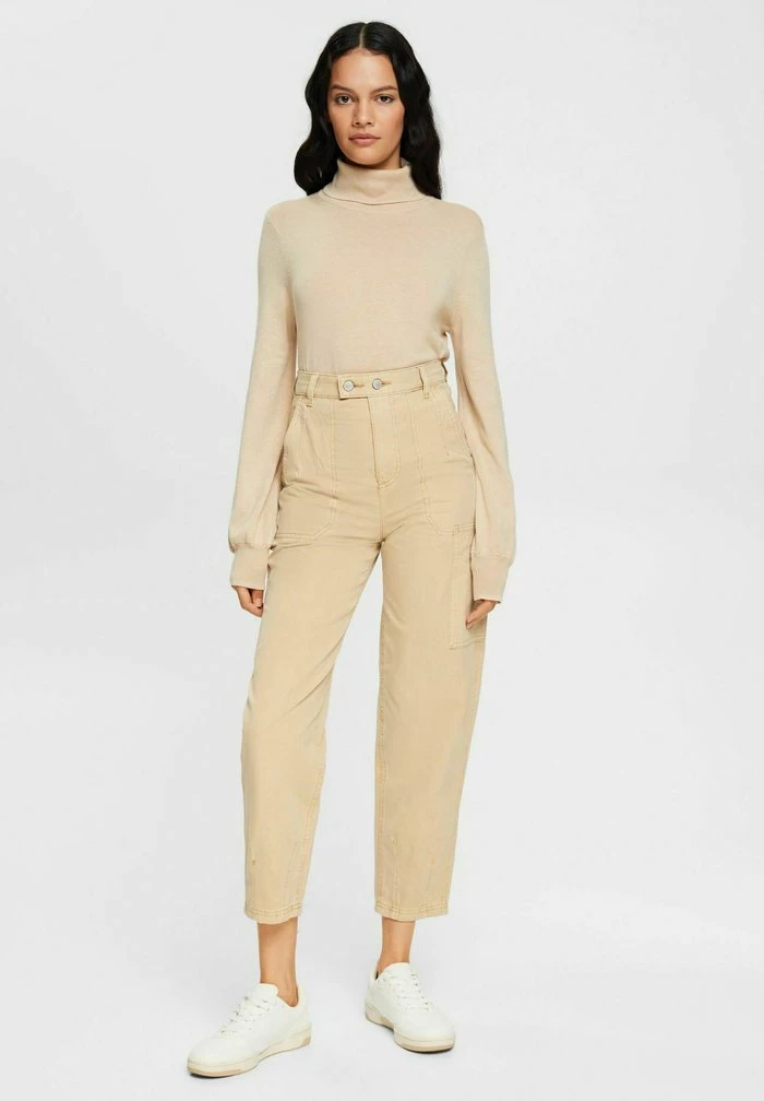 Esprit SUS CRG BANANA - Relaxed Fit Jeans - Cream Beige - Image 4