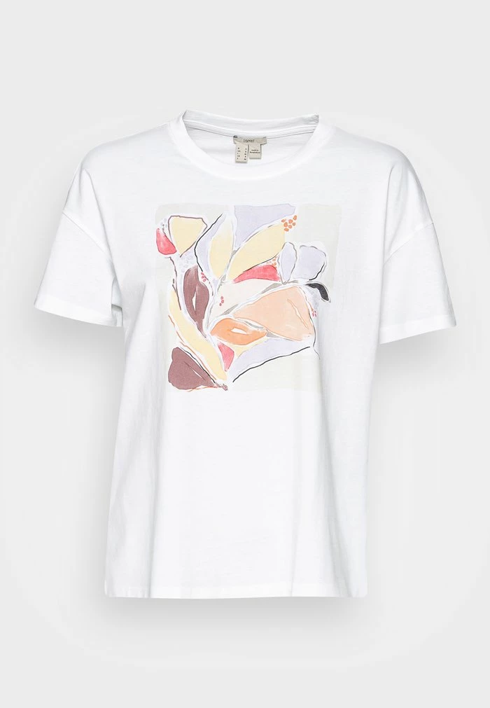 Esprit Print T-shirt - White - Image 4