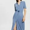 Esprit MIT KORDELZUG - Shirt Dress - Blue Lavender