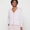 Esprit SUS VNECK - Cardigan - Lavender