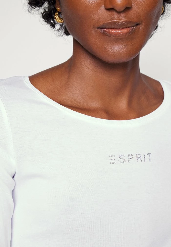 Esprit Long Sleeved Top - White - Image 5