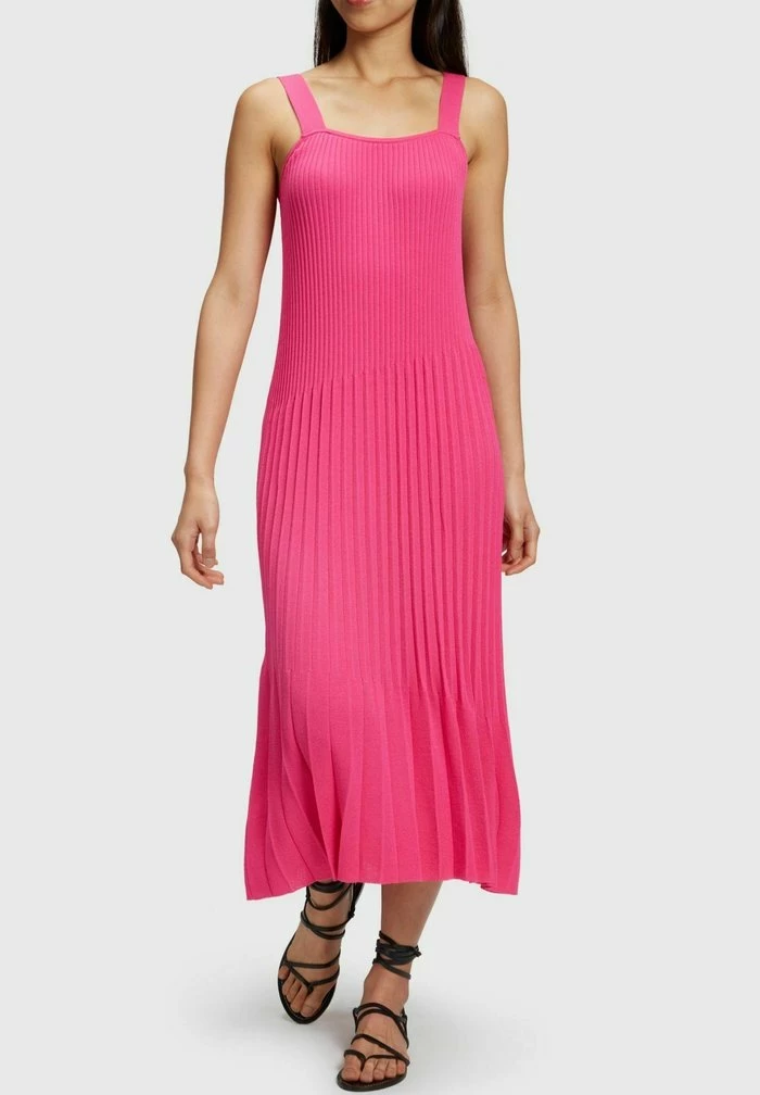 Esprit RECYCELT MIT PLISSEEFALTEN - Jumper Dress - Pink Fuchsia - Image 5