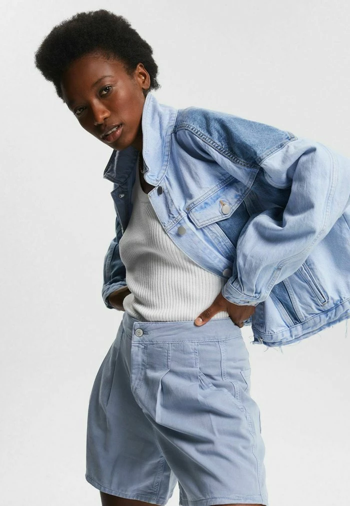 Esprit Denim Shorts - Light Blue Lavender - Image 4