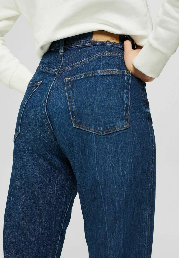 Esprit Straight Leg Jeans - Blue Dark Wash - Image 5
