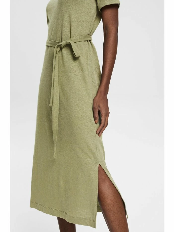 Esprit HENLEY DRESS - Jersey Dress - Light Khaki - Image 4