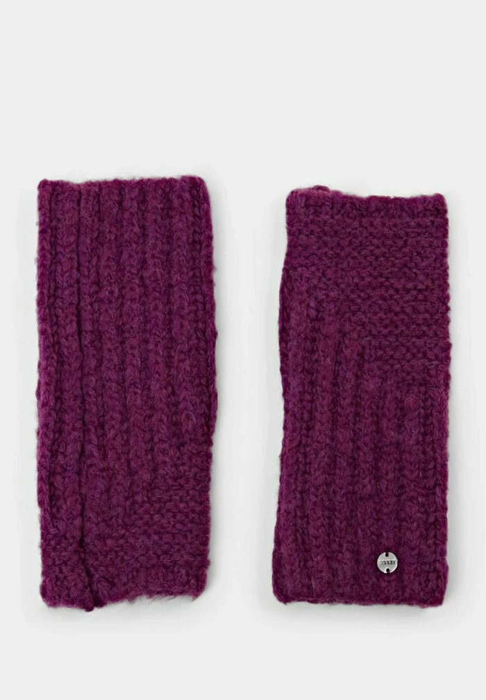 Esprit Fingerless Gloves - Mauve - Image 4