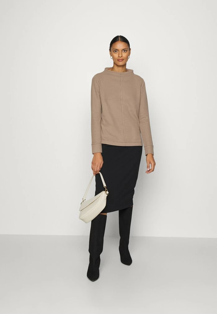 Esprit SWEATER BRUSHED - Sweatshirt - Taupe - Image 2